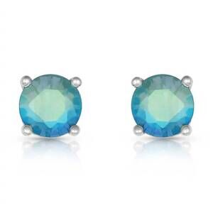 NEW MONTANA SILVERSMITHS women's luminescent post earrings in blue